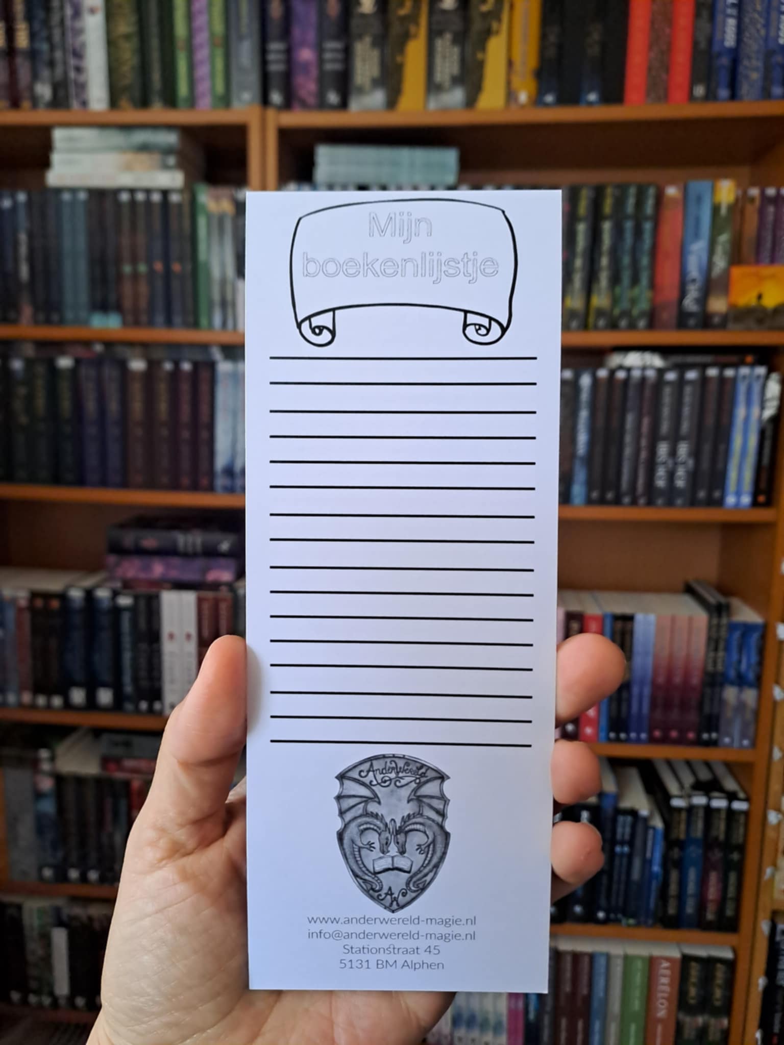 Inkleurbare boekenlegger Zeemeermin - Afbeelding 2