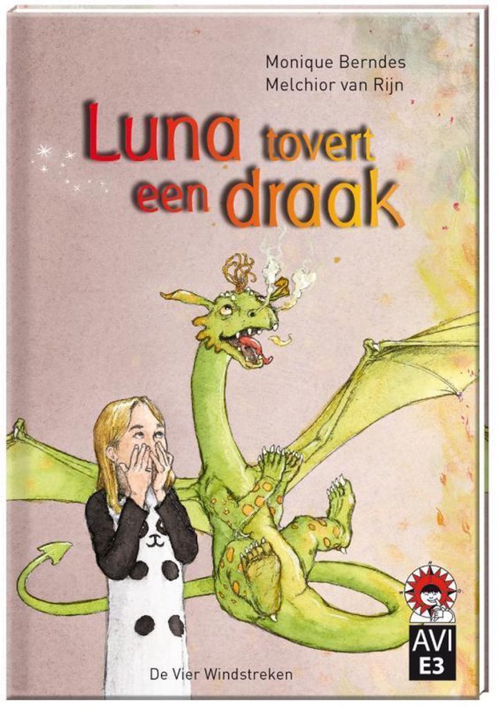 luna tovert een draak