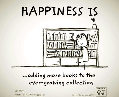 happiness is adding more books